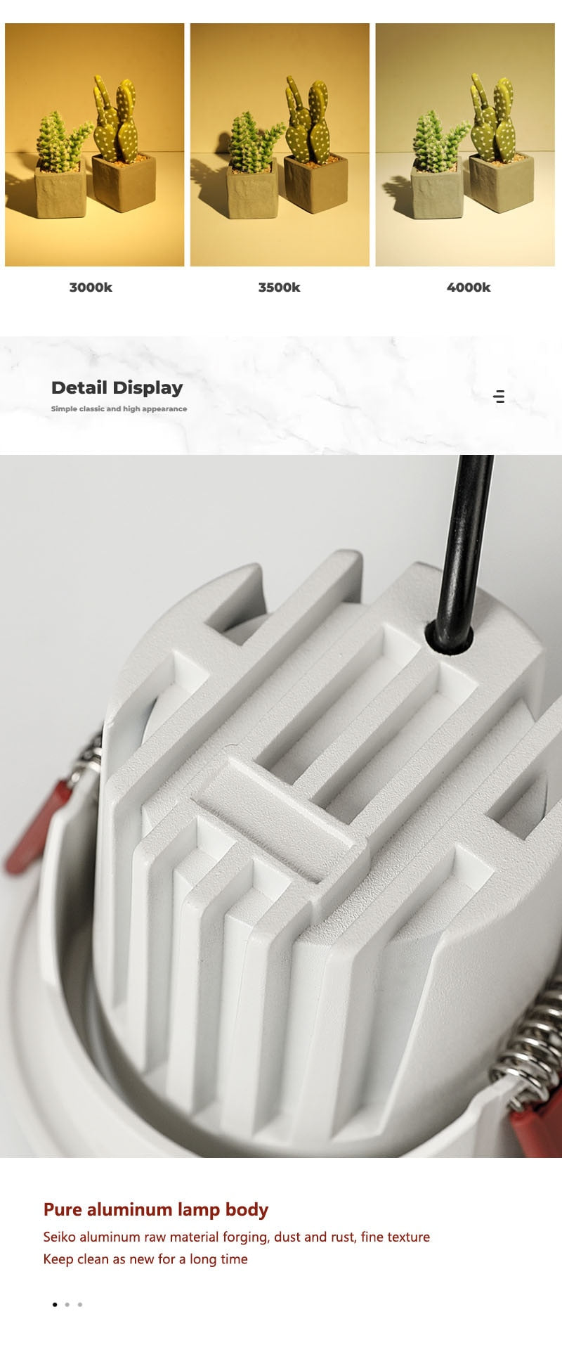 Angle Adjustable Anti-glare Square LED COB Recessed Downlight 7W 10W 12W 20W LED Ceiling Spot Light Kitchen Living room Indoor