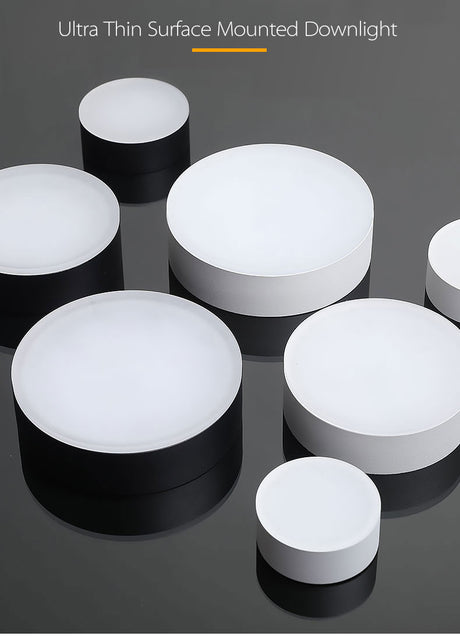 Led Downlights Dimmable Surface Mounted Light Lamp 220V 5W 7W 9W 12W 15W 18W Ceiling Spot Lighting Fixture