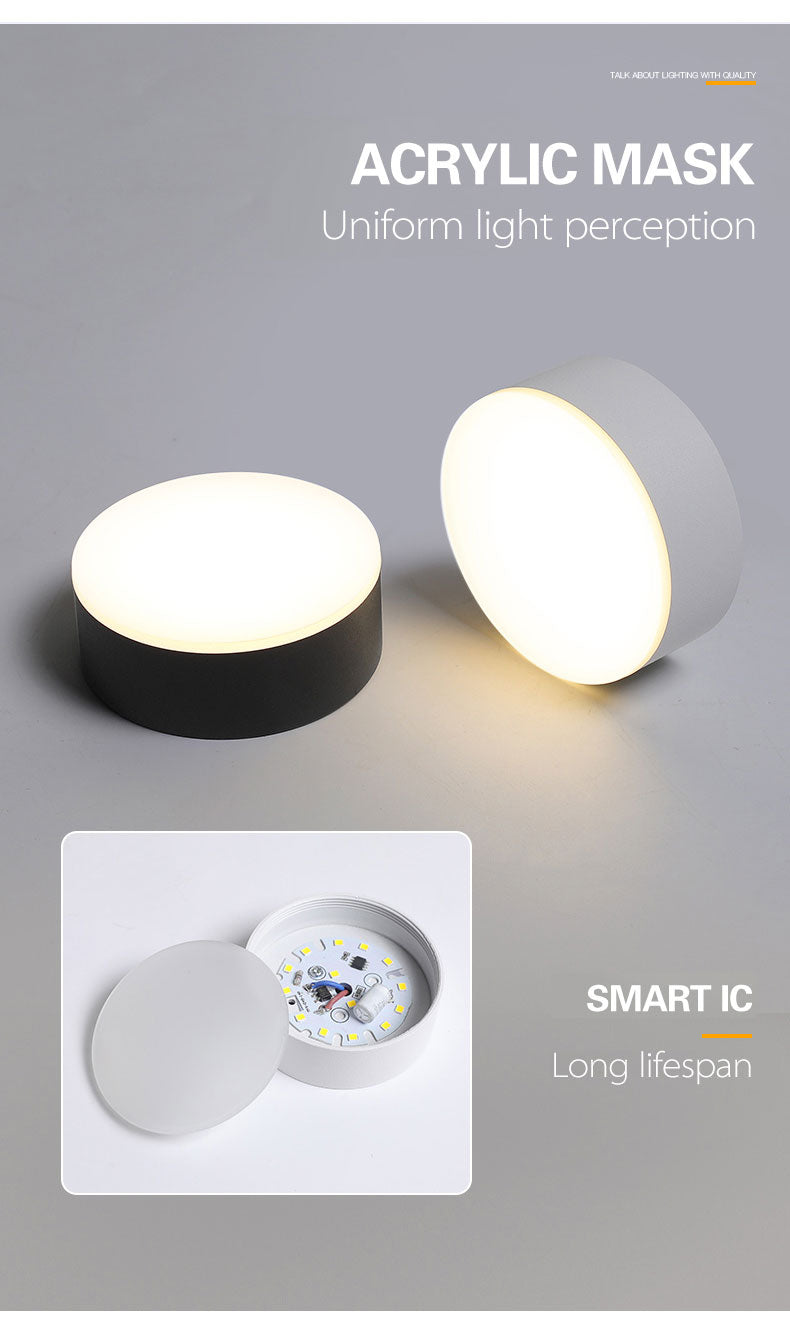 Led Downlights Dimmable Surface Mounted Light Lamp 220V 5W 7W 9W 12W 15W 18W Ceiling Spot Lighting Fixture