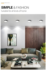 Led Downlights Dimmable Surface Mounted Light Lamp 220V 5W 7W 9W 12W 15W 18W Ceiling Spot Lighting Fixture