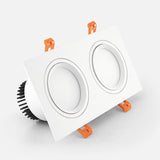 Square Recessed Dimmable COB LED Downlights 5W 7W 9W 14W 18W LED Ceiling Spot Lights AC85-265V LED Ceiling Lamps Indoor Lighting