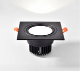 Square Recessed Dimmable COB LED Downlights 5W 7W 9W 14W 18W LED Ceiling Spot Lights AC85-265V LED Ceiling Lamps Indoor Lighting