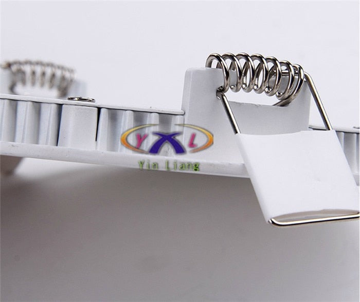 Hot Ultra Thin Design 3W 4W 6W 9W 12W 15W 18W LED Surface Ceiling Recessed Grid Downlight / Round Panel Light Aluminum Shell