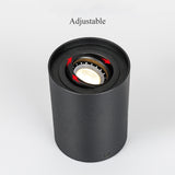 Round Surface Mounted Indoor LED Downlight With Replaceable GU10 Bulb 7W 10W 12W Ceiling Spot Light AC85V-265V