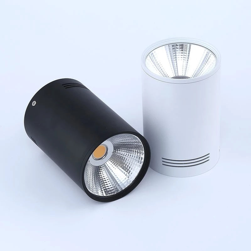 Super Bright Dimmable LED COB Ceiling Spot Lamp 7W 9W 12W 15W 18W Surface Mount Downlight for Indoor Lighting Kitchen Bedroom