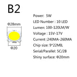 LED 10pcs a lot 3W/5W/7W/10W High Power LED COB Light Beads 28MM LED lamp Bead LED Bulb Chip Spot Light Downlight Diode Lamps White