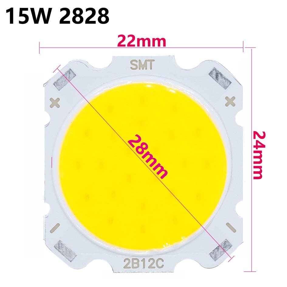 LED 10pcs a lot 3W/5W/7W/10W High Power LED COB Light Beads 28MM LED lamp Bead LED Bulb Chip Spot Light Downlight Diode Lamps White
