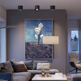 Black/White Dimmable Led Downlight Surface Mounted Ceiling Lamp Angle 360° Adjustable Lighting 5W 7W 15W For Living Room Bedroom