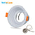 Round Recessed LED Ceiling Downlight Mounting Aluminum Frame MR16 GU10 Bulb Replaceable Spot Lamp Holder Socket Fitting Fixtures