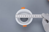 Round Recessed LED Ceiling Downlight Mounting Aluminum Frame MR16 GU10 Bulb Replaceable Spot Lamp Holder Socket Fitting Fixtures