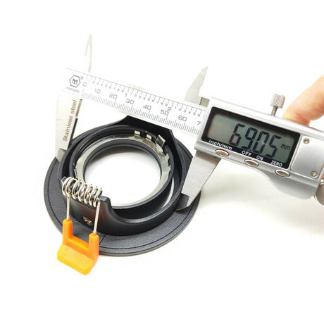 Round Recessed LED Ceiling Downlight Mounting Aluminum Frame MR16 GU10 Bulb Replaceable Spot Lamp Holder Socket Fitting Fixtures