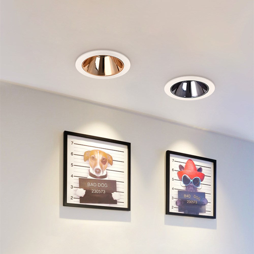 Anti-glare Recessed in Led Downlight Indoor Lighting Spot Led 7W 12W 15W 18W Dimmable Ceiling Lamp For Bedroom Living Room Foyer