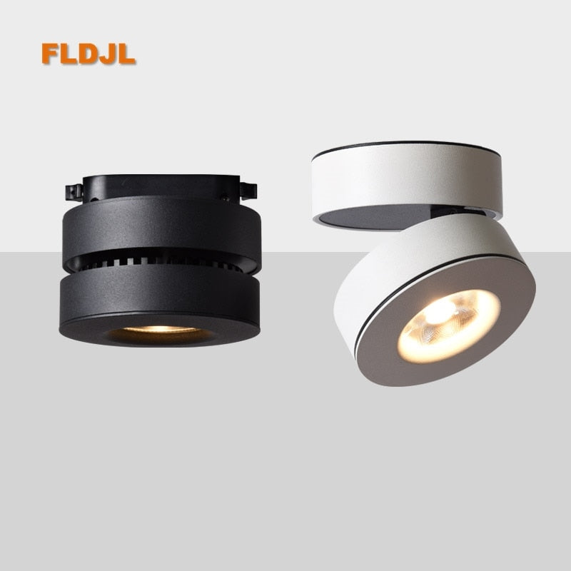 High quality Dimmable Surface Mounted LED Downlights 10W 12W COB LED Ceiling Lamp Spot Lights AC110-220V LED Lamp Indoor Lighting