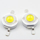 Copper Stent 3W Watt 100pcs a Lot 45mil 240LM High Power LED Light Diodes LED Bulb Chip Spot Light Downlight White Warm