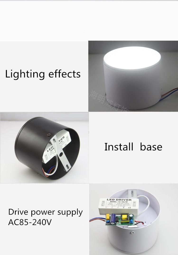 LED Dimmable Ceiling Downlight SMD5730 5W 7W 12W 18W 22W 24W AC85-265V Lamp Indoor Lighting Spot