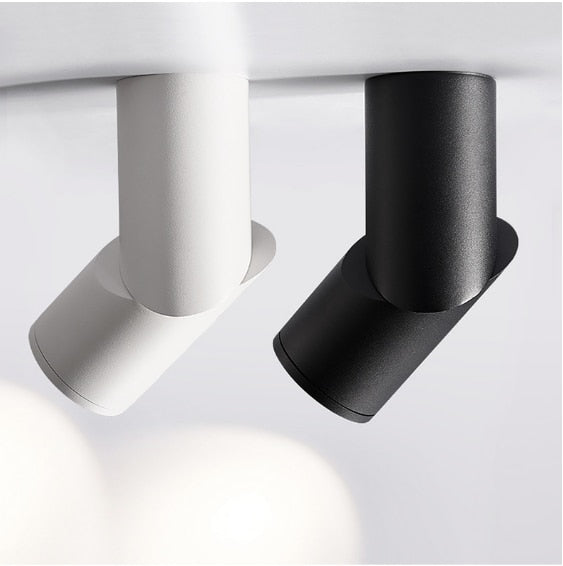 Dimmable Rotating LED Downlights 7W 9W 12W 15W COB LED Ceiling Spot Lights AC110-220V LED Wall Lamp Warm Cold White Indoor Lighting