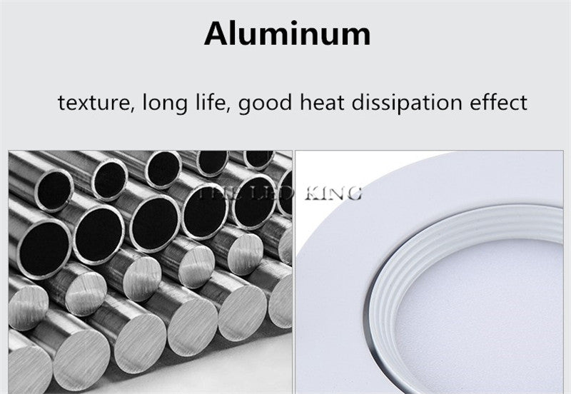 White Ultra gorgeous Dimmable LED COB Downlight AC110V 220V 6W/9W/15W/30w/60w Recessed LED Spot Light Decoration Ceiling Lamp