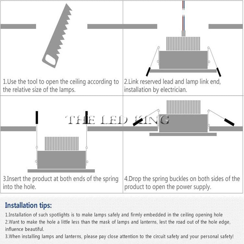 White Ultra gorgeous Dimmable LED COB Downlight AC110V 220V 6W/9W/15W/30w/60w Recessed LED Spot Light Decoration Ceiling Lamp