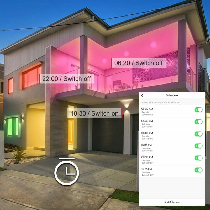 Tuya Zigbee Smart Downlight Dimmable RGBCW 7W/10W Led Ceiling Lights Spot Plafond Light Bulb Led Lamp Indoor Lighting Track Lamp