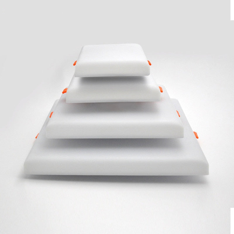 Ultra Thin Round/Square LED Panel Light 10W 18W 24W 36W Aluminum Ceiling Recessed Downlight AC 85-265V open hole adjustable