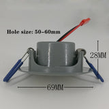 LED Downlight SMD 5730 3000K-6500K Transform Bulb 5W Integrated Light Source 220V For Crystal Chandeliers Retrofit Lamp