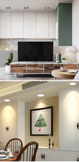 LED Recessed Ultra-thin LED Downlight Dimmable 30w 36w 110V-240V 5730 Ceiling Lamp 12W warm white For store supermarket lighting