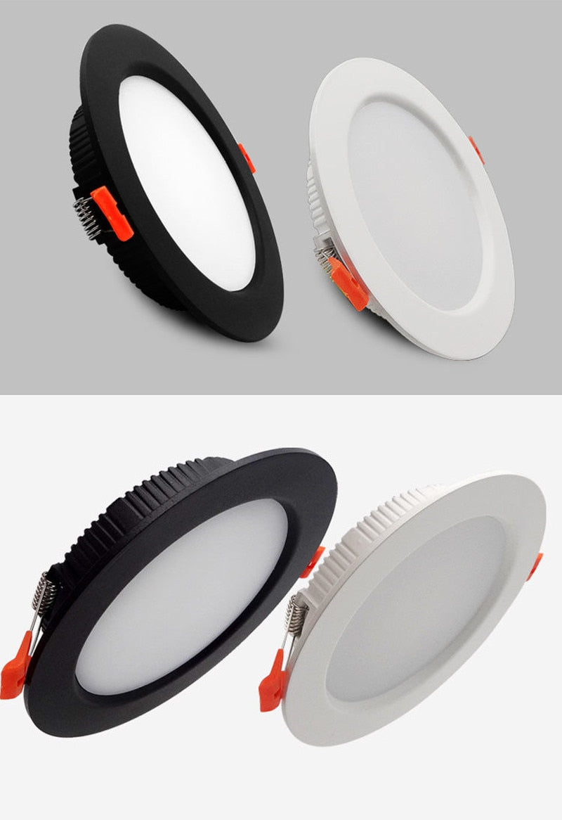 LED Recessed Ultra-thin LED Downlight Dimmable 30w 36w 110V-240V 5730 Ceiling Lamp 12W warm white For store supermarket lighting