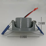 LED Crystal Spotlight Ceiling Chandelier Downlight 3000K-6500K Transform Bulb 5W Integrated Light Source 220V Retrofit Lamp