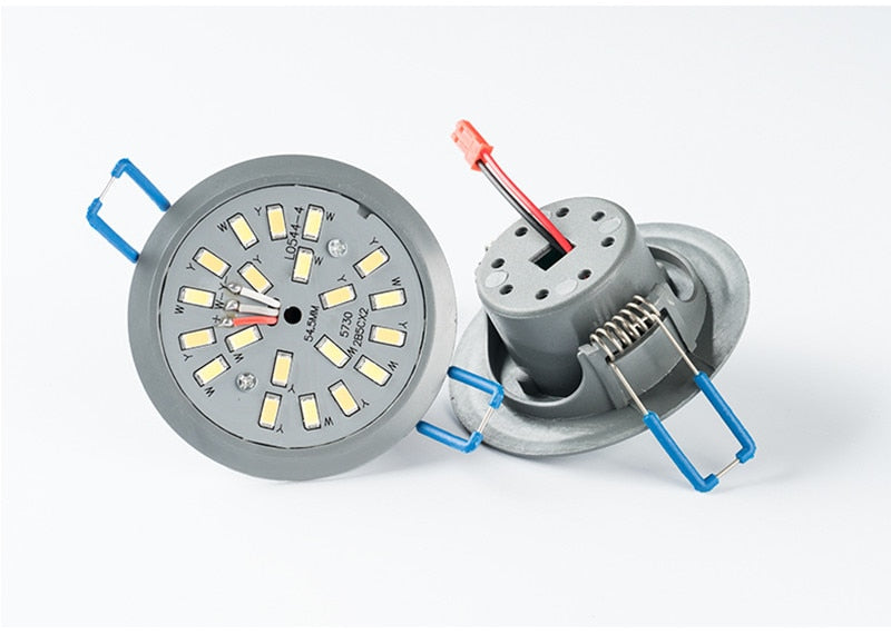 LED Crystal Spotlight Ceiling Chandelier Downlight 3000K-6500K Transform Bulb 5W Integrated Light Source 220V Retrofit Lamp