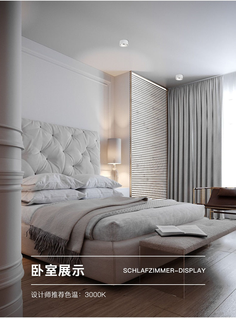 Surface Mounted Downlight Ceiling Lamp 12W 7W 9W LED COB Spot Light AC110/220V Ceiling Light