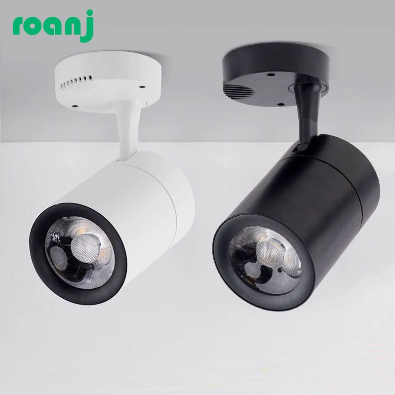 LED COB spotlights can be rotated down mounted downlights 7w 12w 20w 30w LED ceiling light spotlights for clothing store showroom