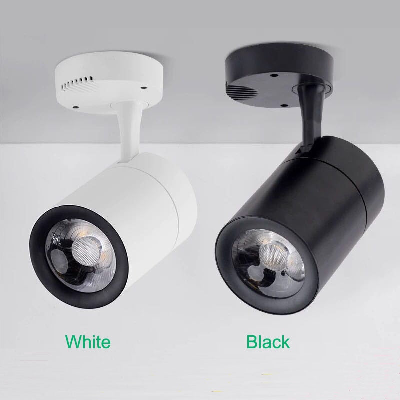 LED COB spotlights can be rotated down mounted downlights 7w 12w 20w 30w LED ceiling light spotlights for clothing store showroom