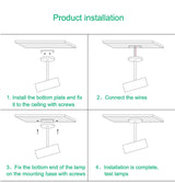 LED COB spotlights can be rotated down mounted downlights 7w 12w 20w 30w LED ceiling light spotlights for clothing store showroom