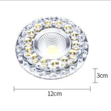 LED Downlight 3W Round Recessed Lamp 220V 230V 240V 110V Led Bulb Bedroom Kitchen Indoor LED Spot Lighting