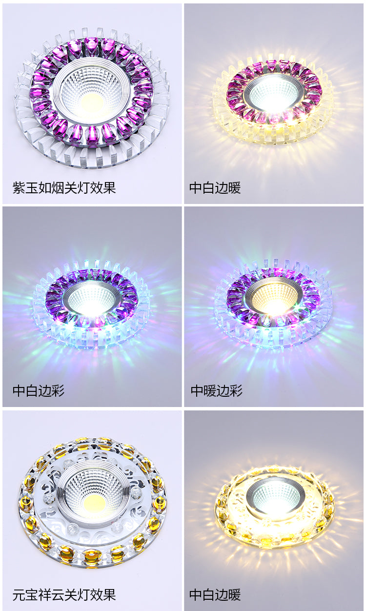 LED Downlight 3W Round Recessed Lamp 220V 230V 240V 110V Led Bulb Bedroom Kitchen Indoor LED Spot Lighting