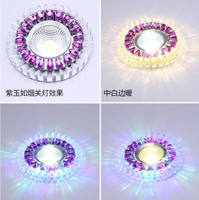 LED Downlight 3W Round Recessed Lamp 220V 230V 240V 110V Led Bulb Bedroom Kitchen Indoor LED Spot Lighting