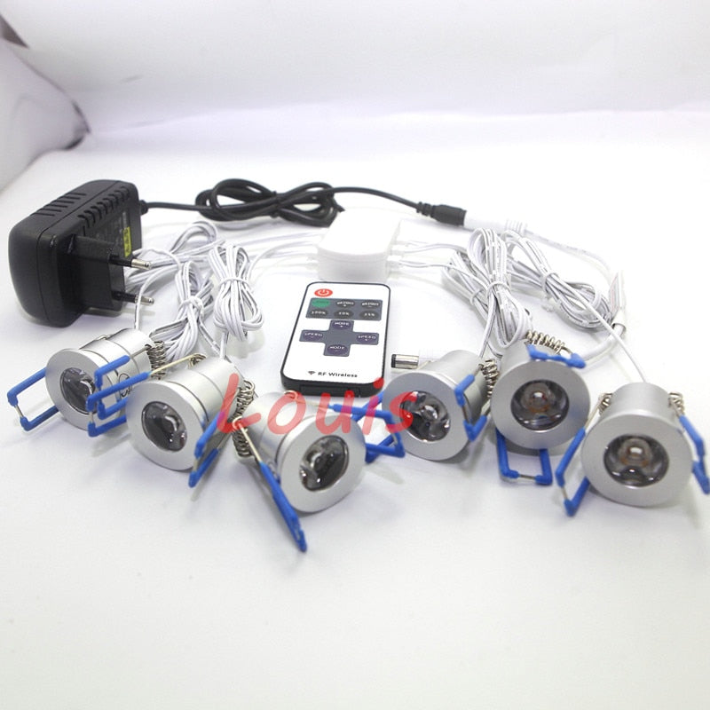 Dimmable LED Downlights MINI 12V DC 1.5W LED Spot Light for Kitchen Cupboard Bedroom Living Room Indoor Night Lighting ONDENN