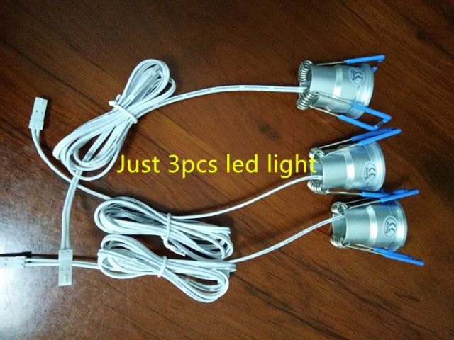 Dimmable LED Downlights MINI 12V DC 1.5W LED Spot Light for Kitchen Cupboard Bedroom Living Room Indoor Night Lighting ONDENN