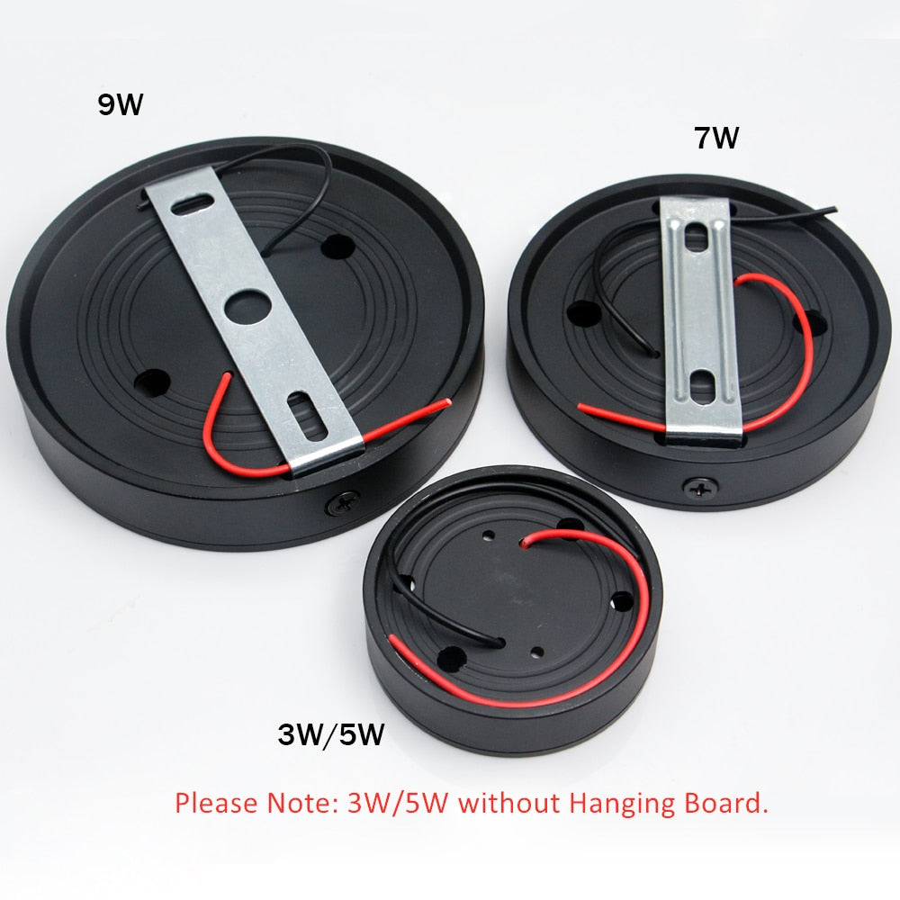 DBF Ultra-thin LED Surface Mounted Downlight 3W 5W 7W 9W Round Driverless Ceiling Spot Lamp for Cabinet Showcase Pictures Decor