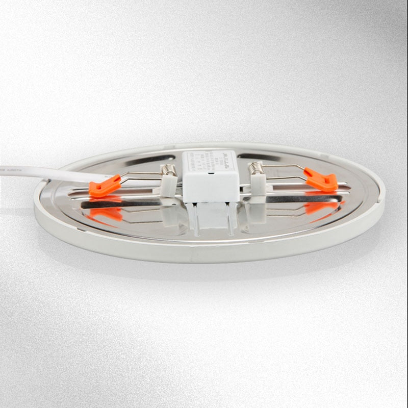 Ultra Thin Round Square AC 85-265V LED Panel Light 6W 8W 15W 20W Aluminum Ceiling Recessed Downlight open hole adjustable