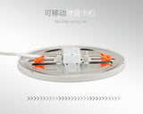 Ultra Thin Round Square AC 85-265V LED Panel Light 6W 8W 15W 20W Aluminum Ceiling Recessed Downlight open hole adjustable