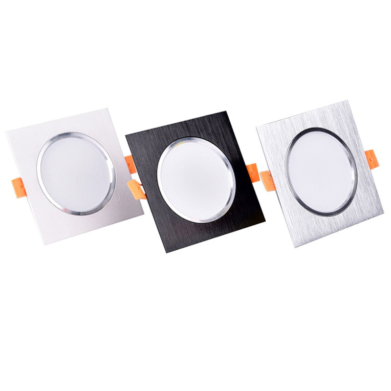 Led Downlight AC220V 240V 3W 5W 7W 9W 12W 15W LED Ceiling Round Recessed Lamp LED Spot Light For Bathroom Kitchen