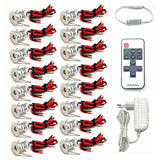 Dimmable LED Downlight 1W Spot Light Indoor Ceiling Downlight Spotlight Showcase Cabinet Stair Light With Remote Control Adapter