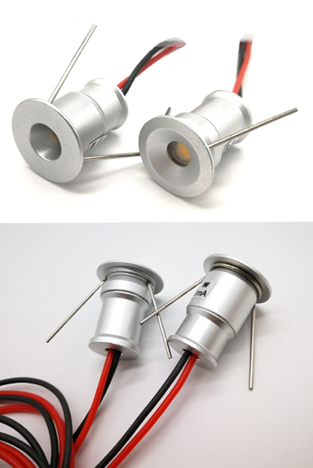 Dimmable LED Downlight 1W Spot Light Indoor Ceiling Downlight Spotlight Showcase Cabinet Stair Light With Remote Control Adapter