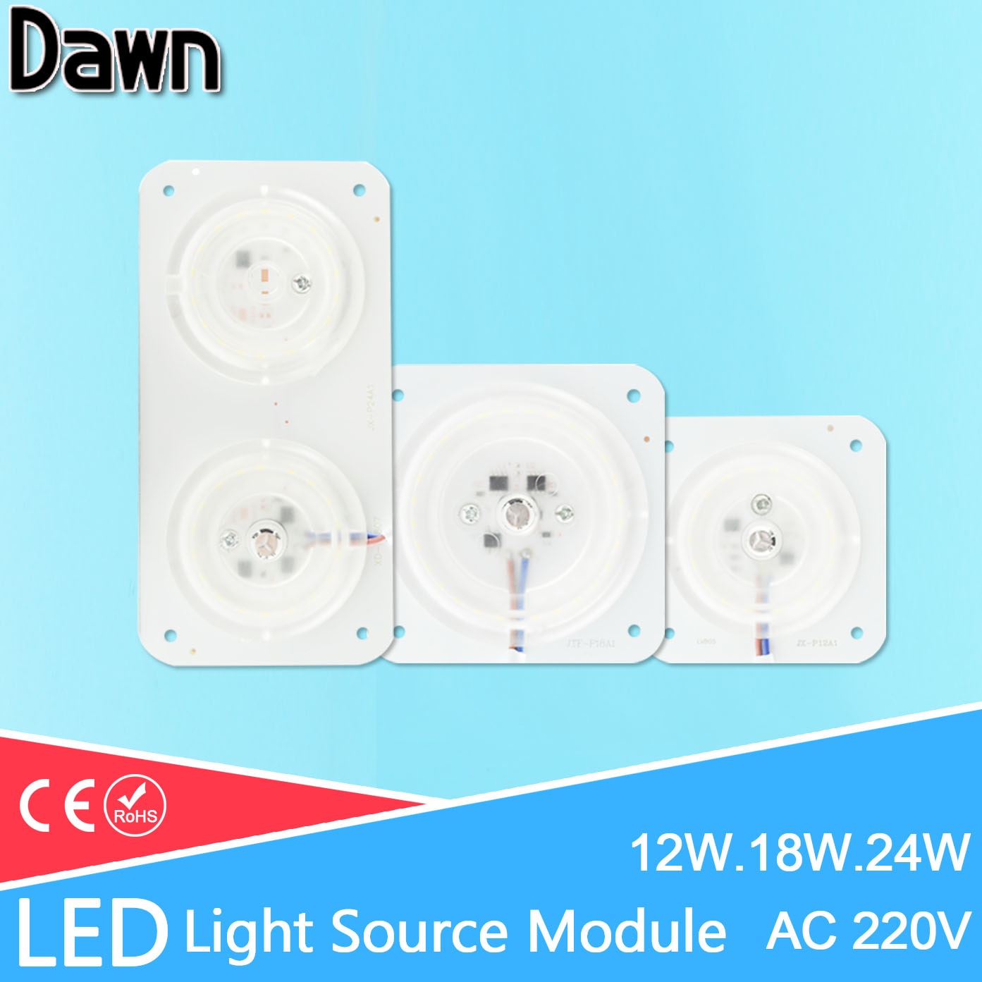 Mini Led Module Magnet Easy Install 220V 12W 18W 24W Light Board Lamp Bulb Replace For Ceiling Spot Downlight White Source Light