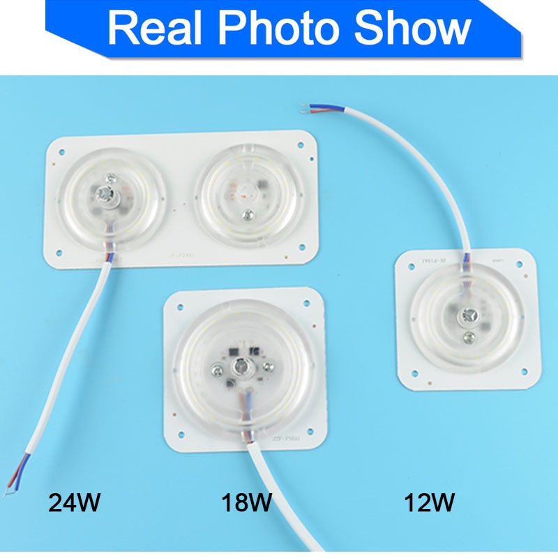 Mini Led Module Magnet Easy Install 220V 12W 18W 24W Light Board Lamp Bulb Replace For Ceiling Spot Downlight White Source Light
