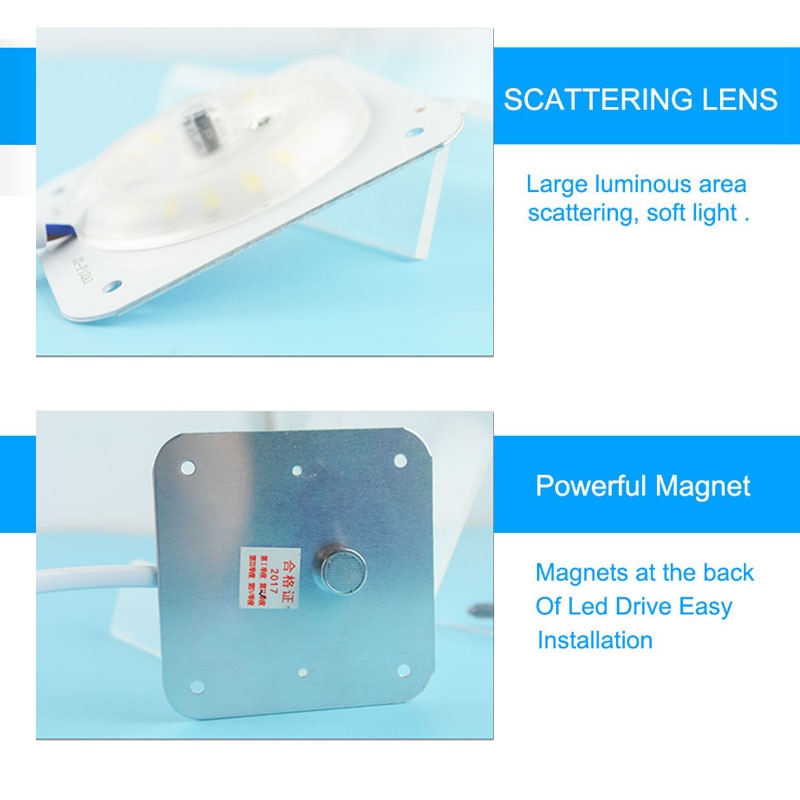 Mini Led Module Magnet Easy Install 220V 12W 18W 24W Light Board Lamp Bulb Replace For Ceiling Spot Downlight White Source Light