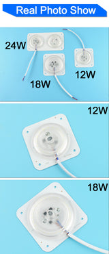 Mini Led Module Magnet Easy Install 220V 12W 18W 24W Light Board Lamp Bulb Replace For Ceiling Spot Downlight White Source Light