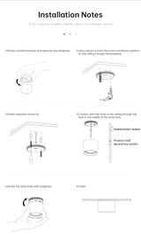 copper mounted downlight led ultra-thin non-opening background wall ceiling spotlight Nordic entrance hallway small light