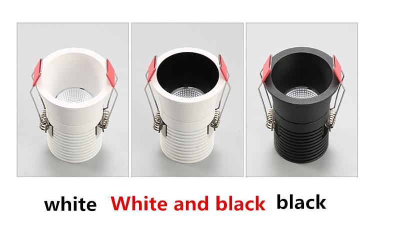 LED ceiling COB Downlight Dimmable ac110-240V 5W 7w 9W Recessed Led ceiling lamp Spot light Bulbs Indoor Lighting